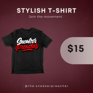 The Sneaker Preacher Black T-Shirt